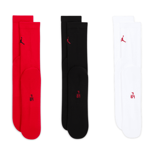 Jordan Everyday Crew Socks (3 pairs) DX9632-918 – Hoops Heaven