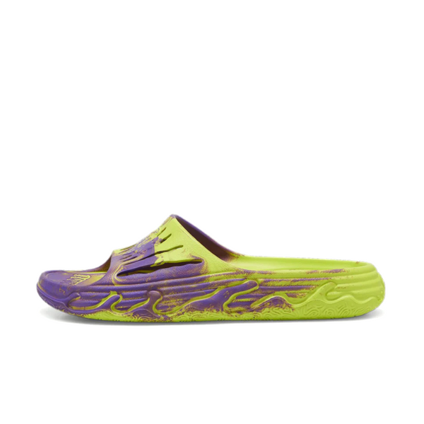 Puma MB. 03 Slide Yellow Purple 394223 09 Hoops Heaven