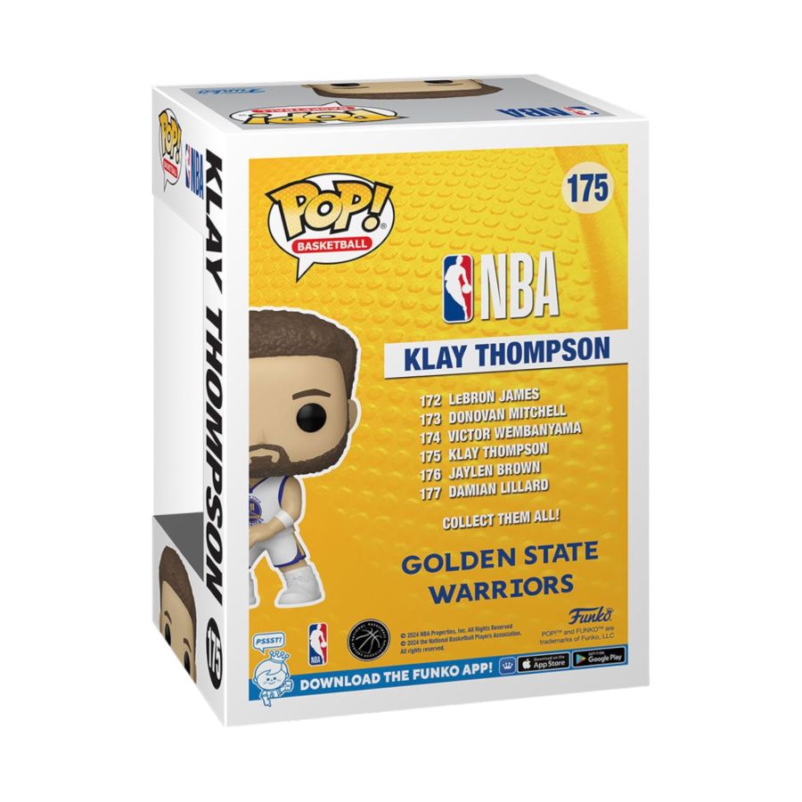 Pop Vinyl NBA Klay Thompson (White Uni) #175