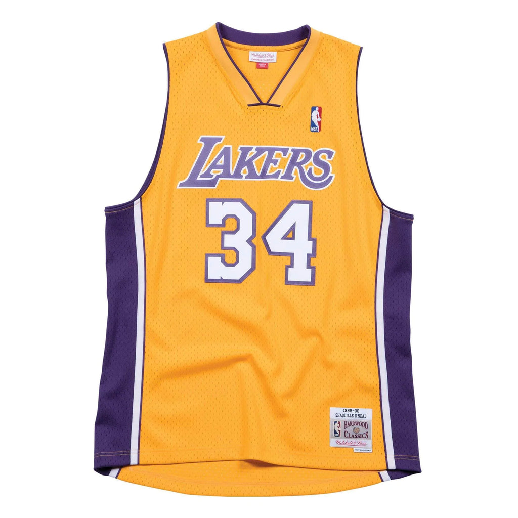 Shaquille O’neal Hardwood Classic Swingman Jersey Home (Los Angeles Lakers 99/00) New Cut