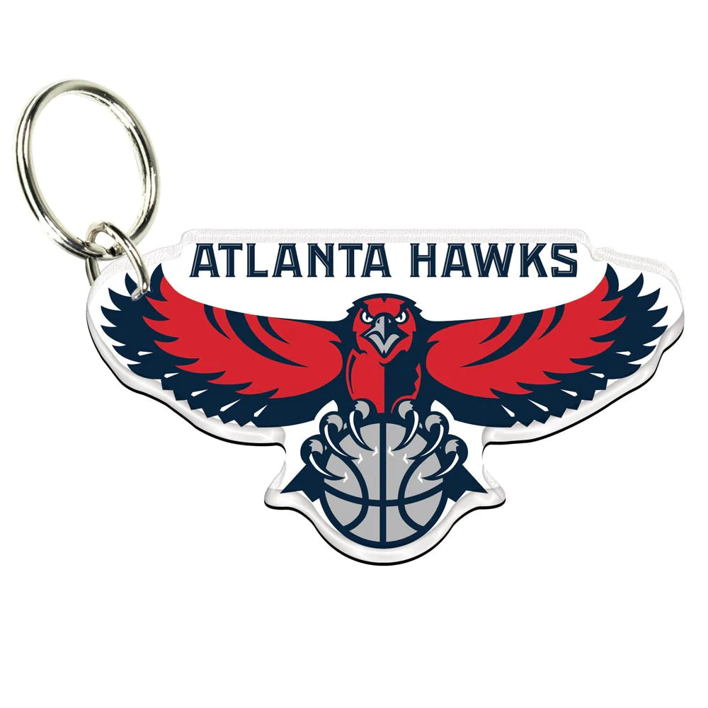 Wincraft Premium Acryclic Key Ring - Atlanta Hawks Retro