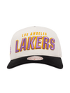 M&N Draft Day Pro Pinch Snapback - Los Angeles Lakers