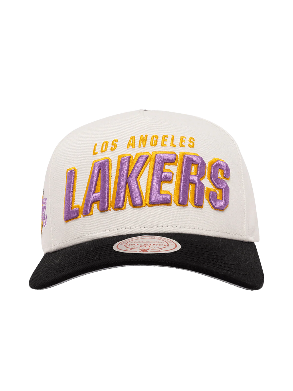 M&N Draft Day Pro Pinch Snapback - Los Angeles Lakers