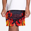 Deuce Mesh Shorts - Flames
