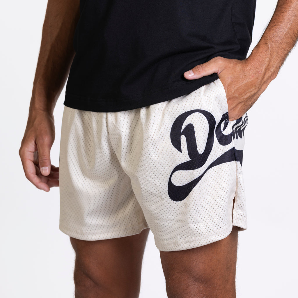 Deuce Mesh Shorts - Cream