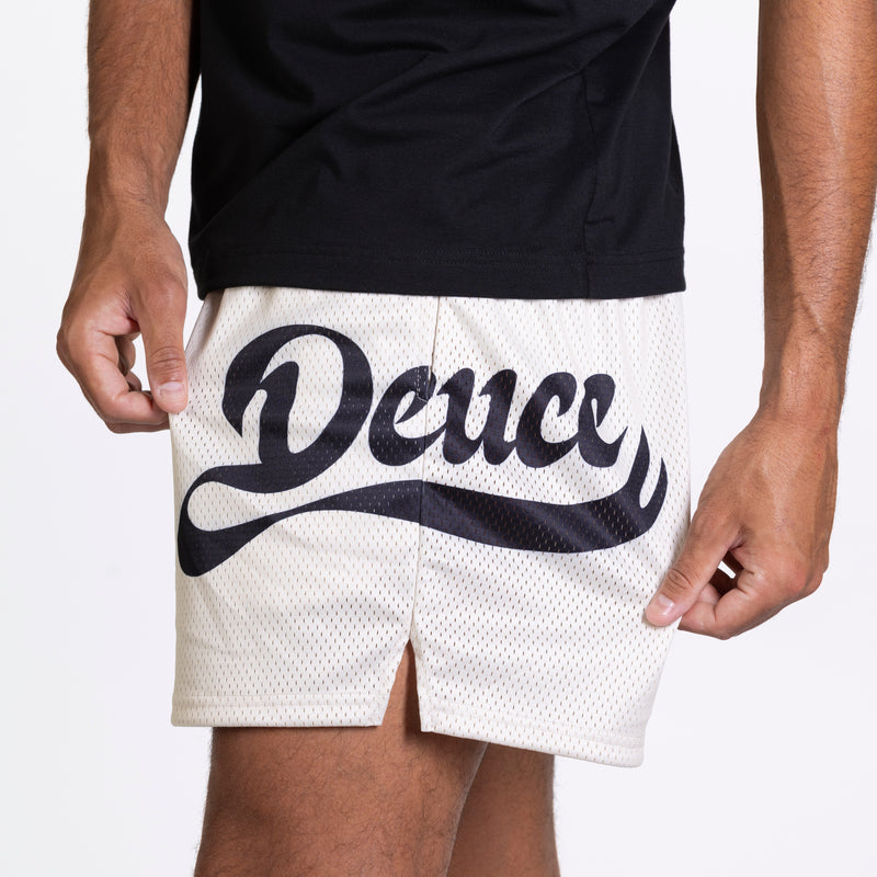 Deuce Mesh Shorts - Cream