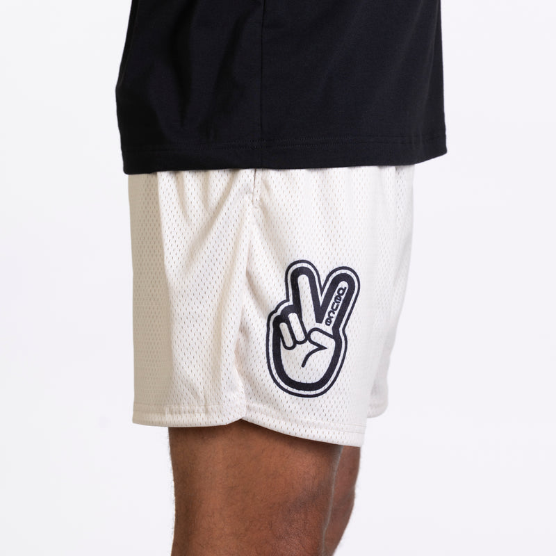Deuce Mesh Shorts - Cream