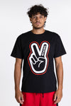 Deuce Peace Tee Black/Red/White