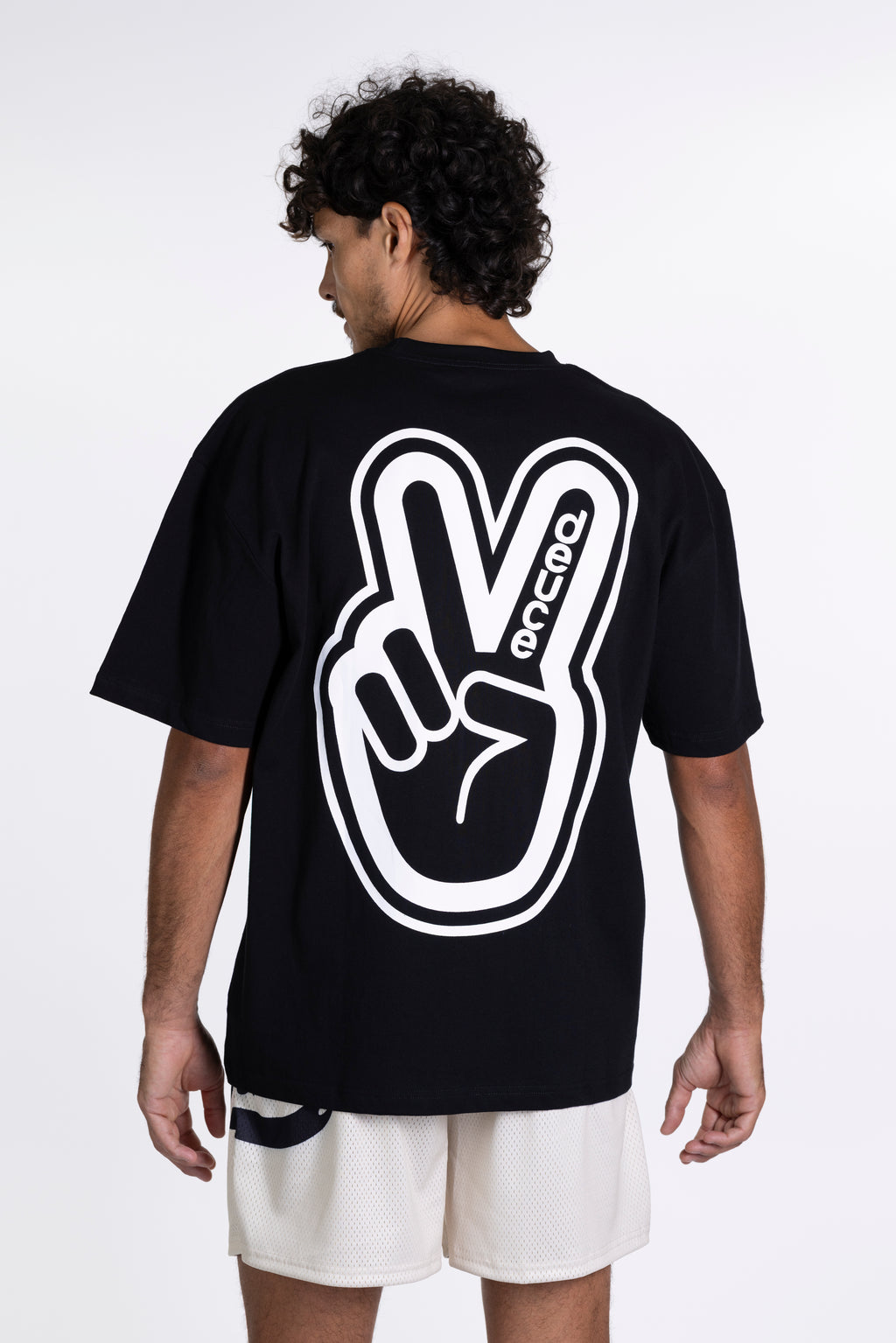 Deuce Cursive Statement Tee - Black
