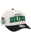 M&N Draft Day Pro Pinch Snapback - Boston Celtics