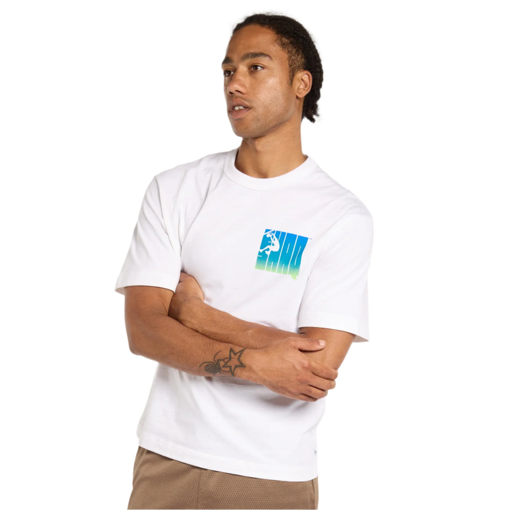 Reebok GS HS SHAQ Silo Logo Tee White - 100218845