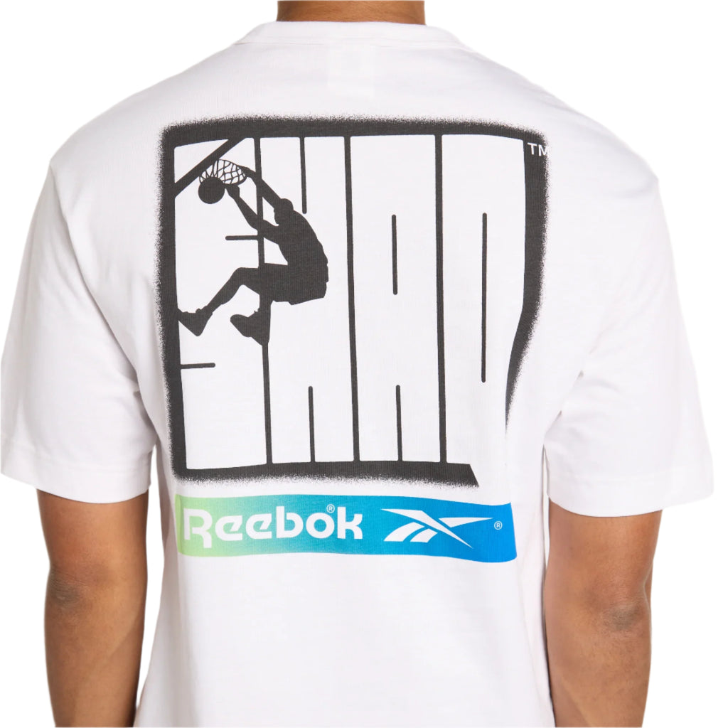 Reebok GS HS SHAQ Silo Logo Tee White - 100218845