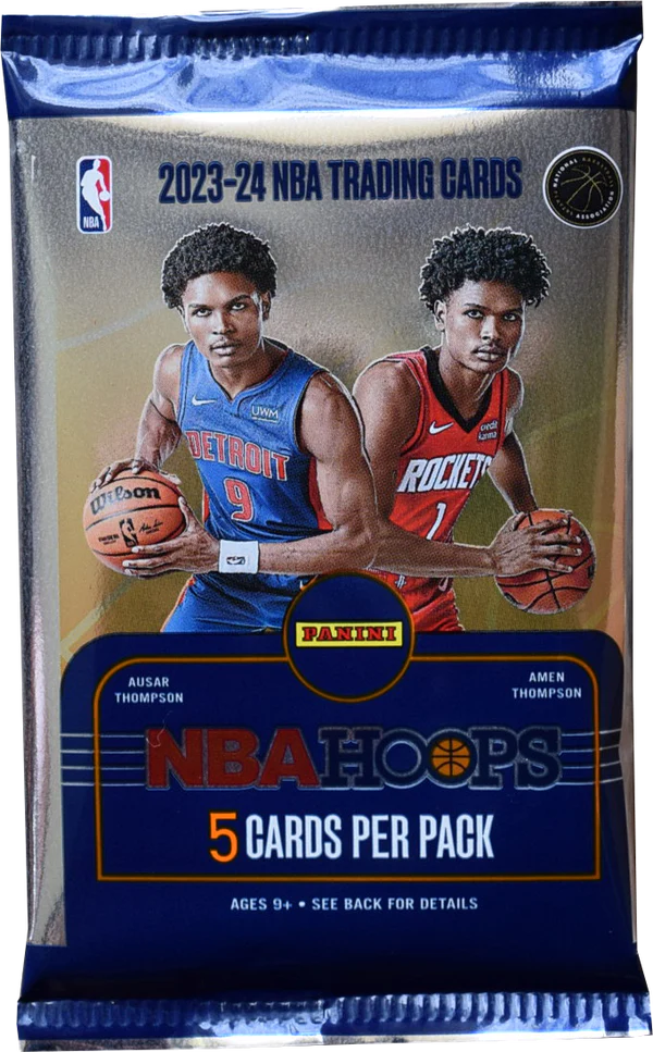 Panini NBA Hoops 2023/24 Gravity Feed Booster Pack (5 Cards)