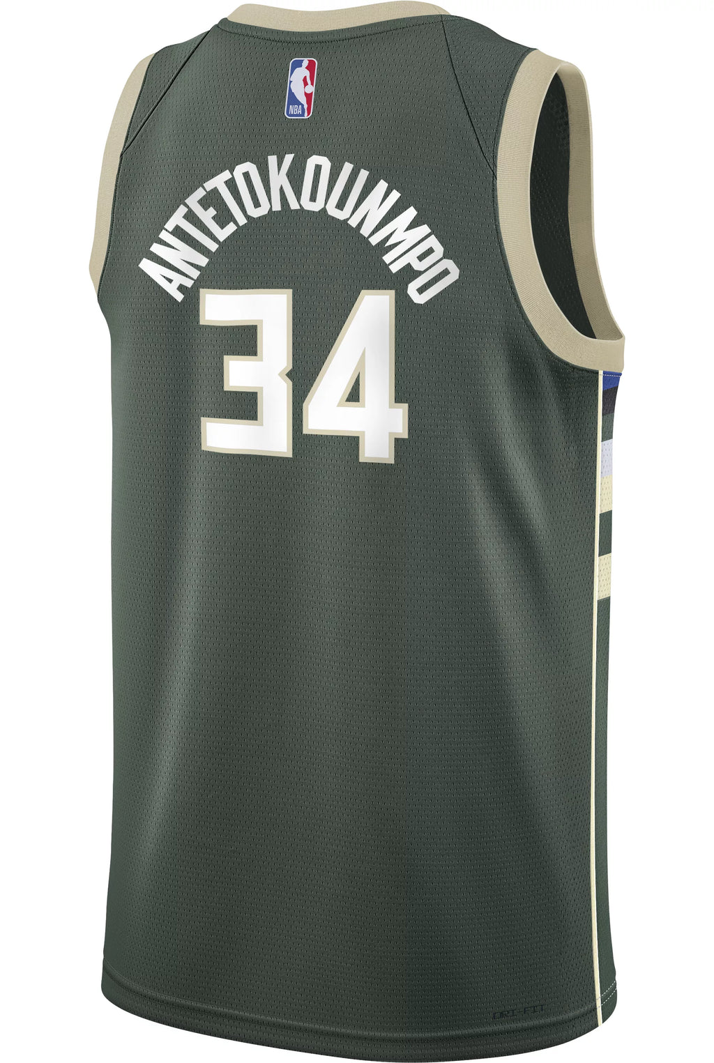 Youth Giannis Antetokounmpo Icon Swingman Jersey (Bucks)