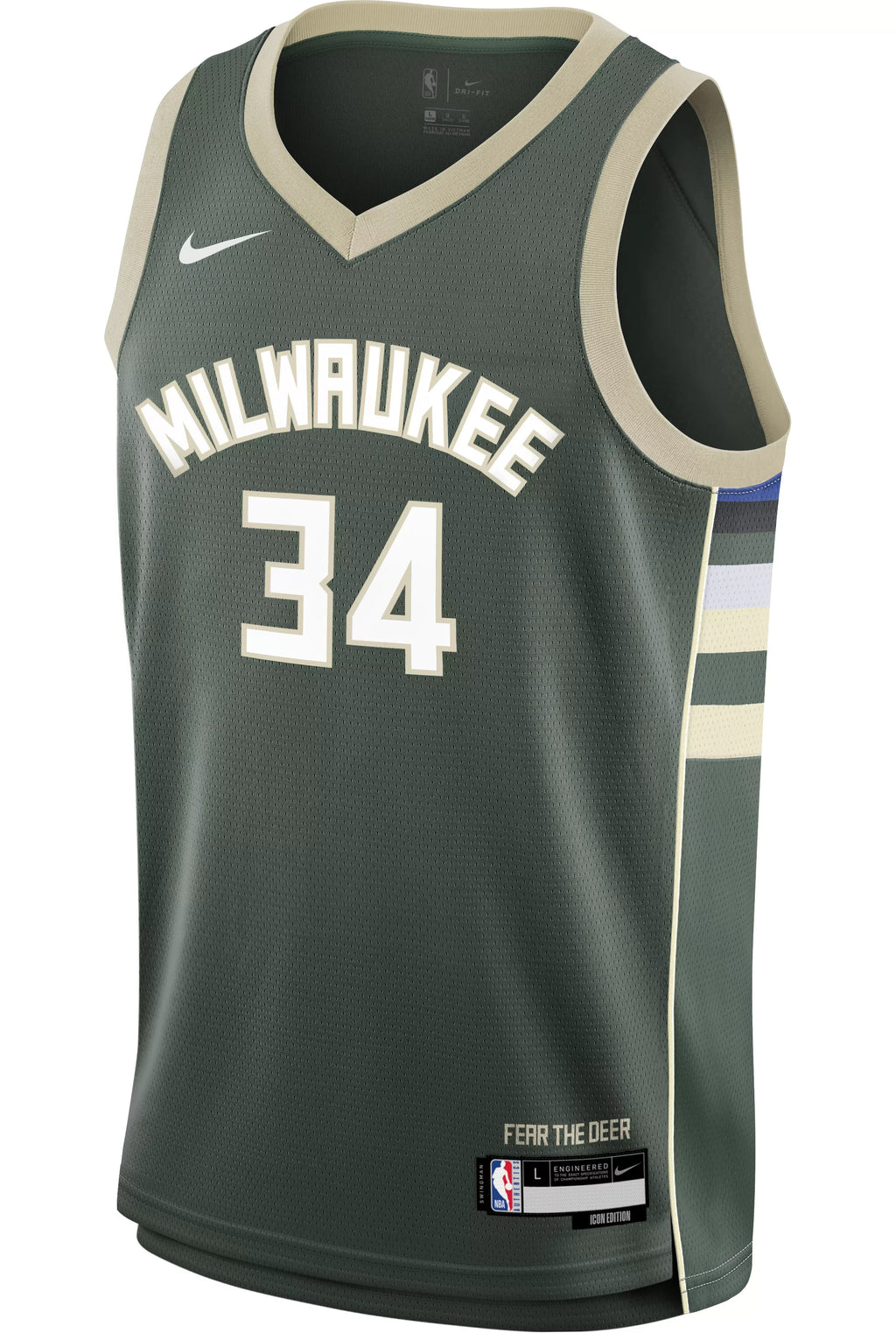 Youth Giannis Antetokounmpo Icon Swingman Jersey (Bucks)
