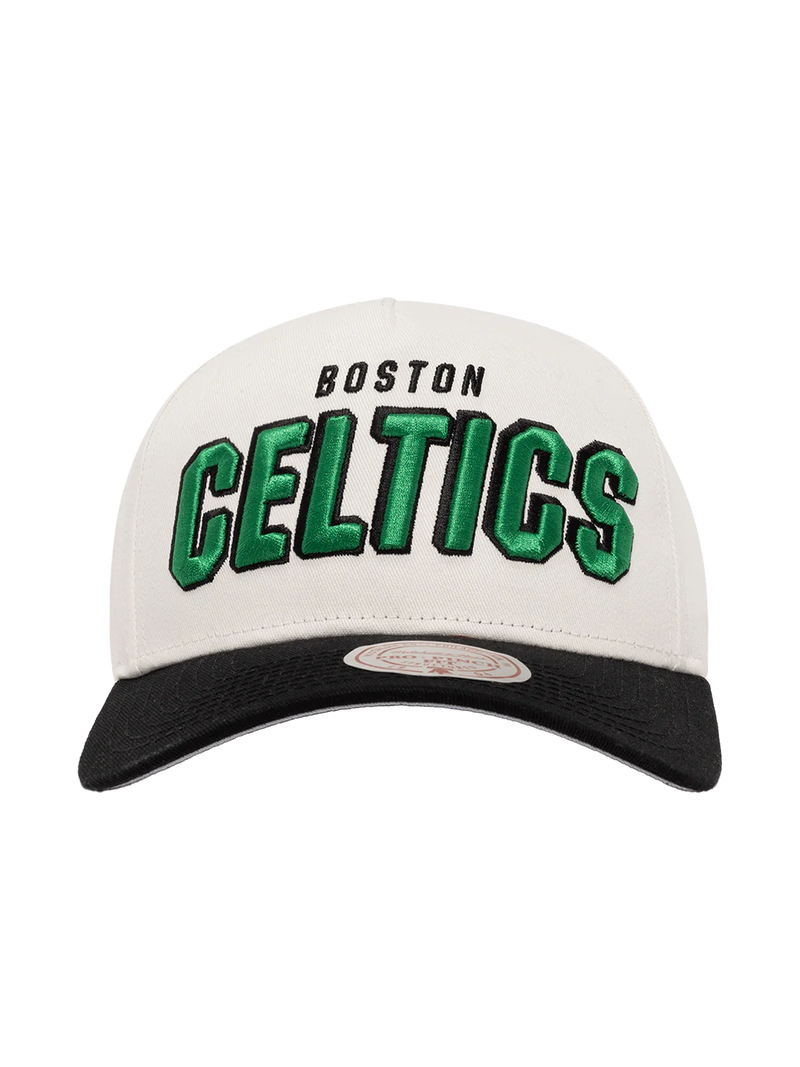 M&N Draft Day Pro Pinch Snapback - Boston Celtics