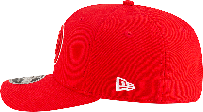 New Era 970 Stretch-Snap NBA Team Logo W/Logoman Snapback Cap (Atlanta Hawks/Red)