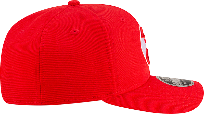 New Era 970 Stretch-Snap NBA Team Logo W/Logoman Snapback Cap (Atlanta Hawks/Red)