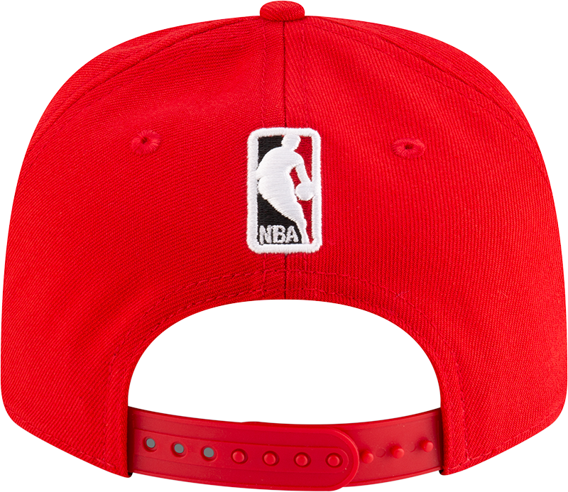 New Era 970 Stretch-Snap NBA Team Logo W/Logoman Snapback Cap (Atlanta Hawks/Red)