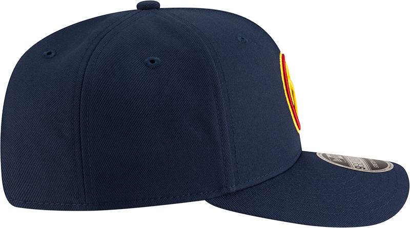 New Era 970 Stretch-Snap NBA Team Logo W/Logoman Snapback Cap (Denver Nuggets/Navy)