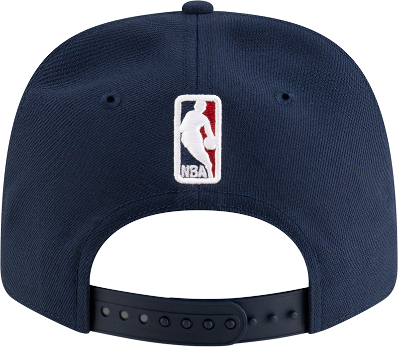 New Era 970 Stretch-Snap NBA Team Logo W/Logoman Snapback Cap (Denver Nuggets/Navy)