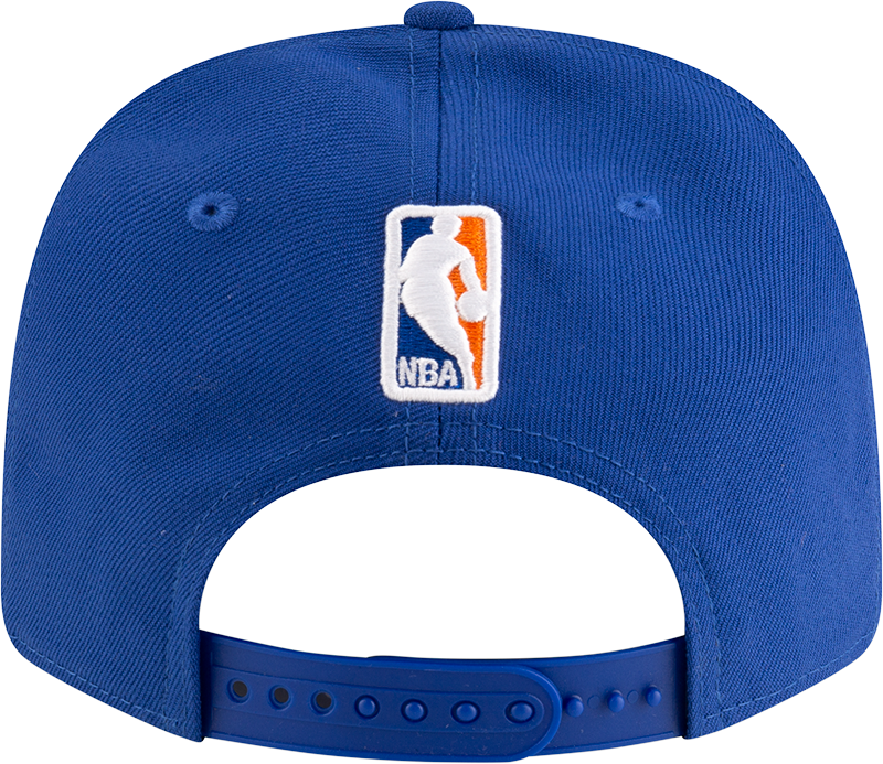 New Era 970 Stretch-Snap NBA Team Logo W/Logoman Snapback Cap (New York Knicks/Blue)