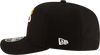 New Era 970 Stretch-Snap NBA Team Logo W/Logoman Snapback Cap (Miami Heat/Black)