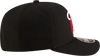 New Era 970 Stretch-Snap NBA Team Logo W/Logoman Snapback Cap (Miami Heat/Black)