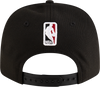 New Era 970 Stretch-Snap NBA Team Logo W/Logoman Snapback Cap (Miami Heat/Black)