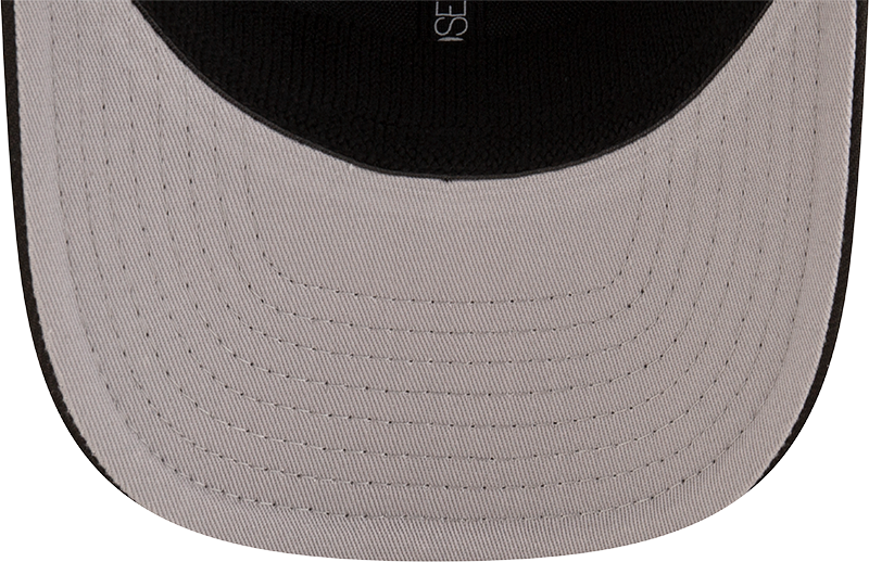 New Era 970 Stretch-Snap NBA Team Logo W/Logoman Snapback Cap (Miami Heat/Black)