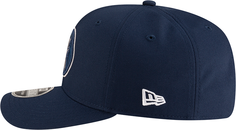 New Era 970 Stretch-Snap NBA Team Logo W/Logoman Snapback Cap (Minesotta Timberwolves/Navy)