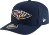 New Era 970 Stretch-Snap NBA Team Logo W/Logoman Snapback Cap (New Orleans Pelicans/Navy)