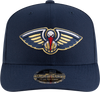 New Era 970 Stretch-Snap NBA Team Logo W/Logoman Snapback Cap (New Orleans Pelicans/Navy)