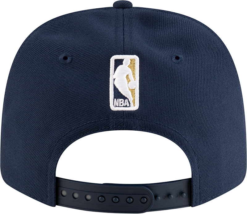New Era 970 Stretch-Snap NBA Team Logo W/Logoman Snapback Cap (New Orleans Pelicans/Navy)