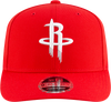 New Era 970 Stretch-Snap NBA Team Logo W/Logoman Snapback Cap (Houston Rockets/Red)