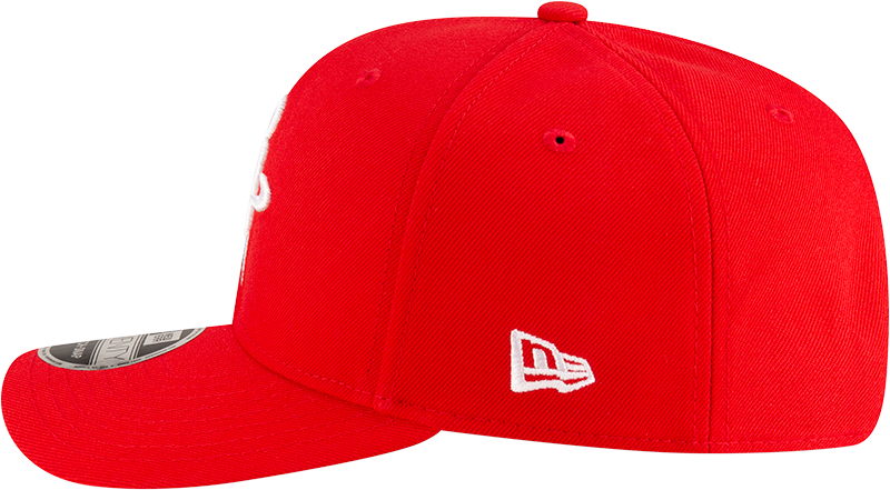New Era 970 Stretch-Snap NBA Team Logo W/Logoman Snapback Cap (Houston Rockets/Red)