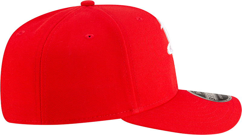 New Era 970 Stretch-Snap NBA Team Logo W/Logoman Snapback Cap (Houston Rockets/Red)