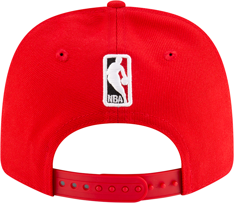 New Era 970 Stretch-Snap NBA Team Logo W/Logoman Snapback Cap (Houston Rockets/Red)