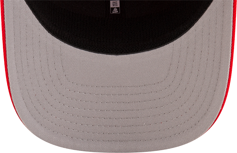 New Era 970 Stretch-Snap NBA Team Logo W/Logoman Snapback Cap (Houston Rockets/Red)