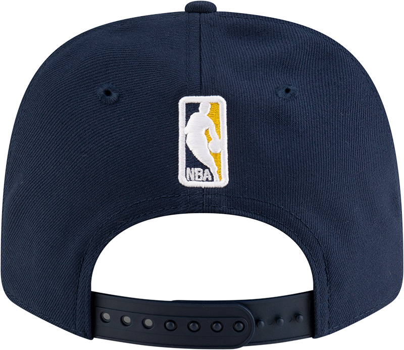 New Era 970 Stretch-Snap NBA Team Logo W/Logoman Snapback Cap (Indiana Pacers/Navy)