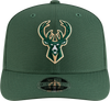 New Era 970 Stretch-Snap NBA Team Logo W/Logoman Snapback Cap (Milwaukee Bucks/Green)