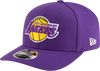 New Era 970 Stretch-Snap NBA Team Logo W/Logoman Snapback Cap (Los Angeles Lakers/Purple)