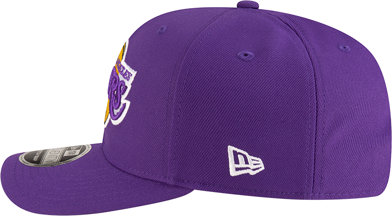 New Era 970 Stretch-Snap NBA Team Logo W/Logoman Snapback Cap (Los Angeles Lakers/Purple)