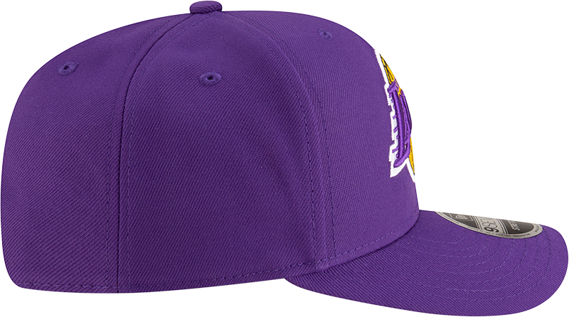 New Era 970 Stretch-Snap NBA Team Logo W/Logoman Snapback Cap (Los Angeles Lakers/Purple)