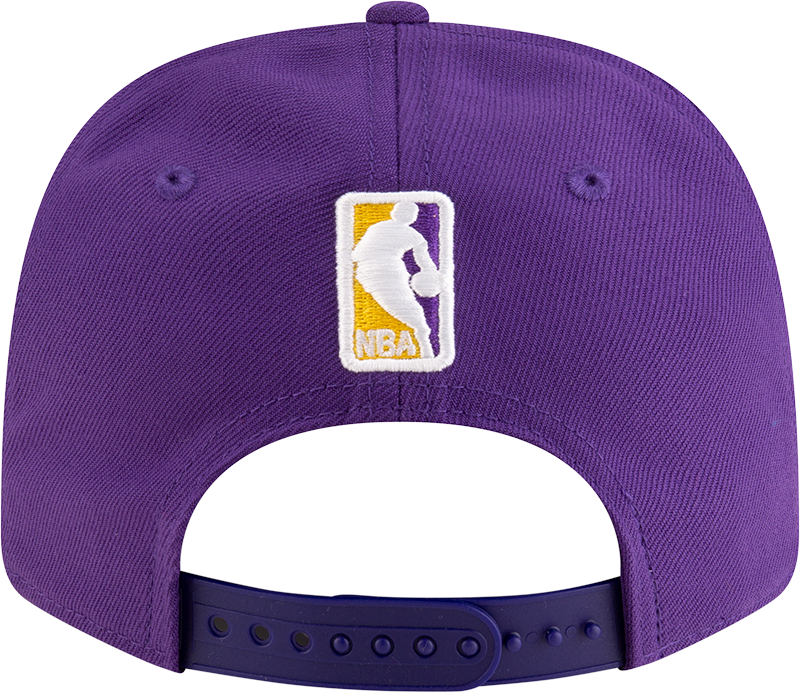 New Era 970 Stretch-Snap NBA Team Logo W/Logoman Snapback Cap (Los Angeles Lakers/Purple)