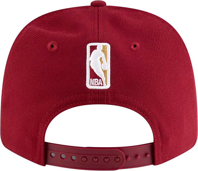 New Era 970 Stretch-Snap NBA Team Logo W/Logoman Snapback Cap (Cleveland Cavaliers/Maroon)