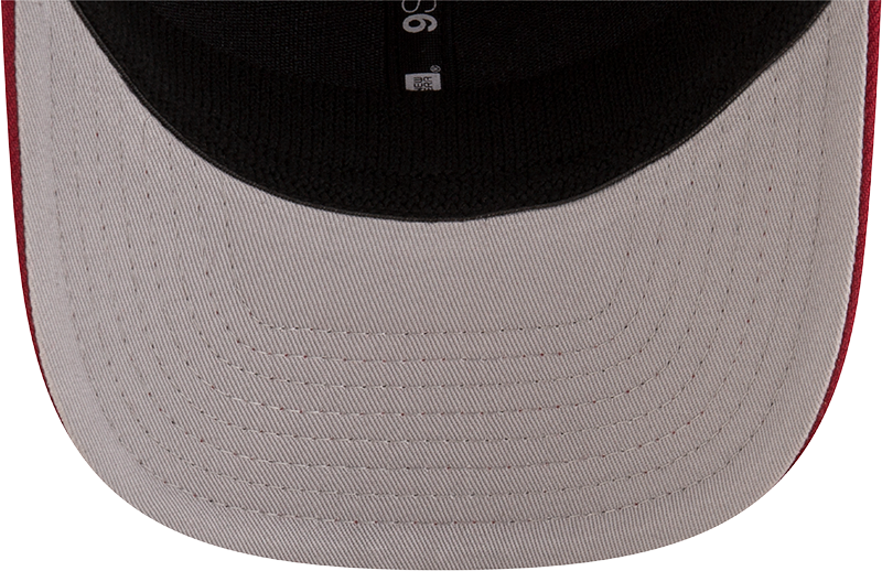 New Era 970 Stretch-Snap NBA Team Logo W/Logoman Snapback Cap (Cleveland Cavaliers/Maroon)