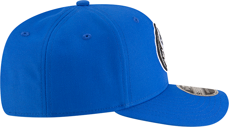 New Era 970 Stretch-Snap NBA Team Logo W/Logoman Snapback Cap (Dallas Mavericks/Blue)