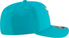 New Era 970 Stretch-Snap NBA Team Logo W/Logoman Snapback Cap (Charlotte Hornets/Teal)