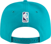 New Era 970 Stretch-Snap NBA Team Logo W/Logoman Snapback Cap (Charlotte Hornets/Teal)